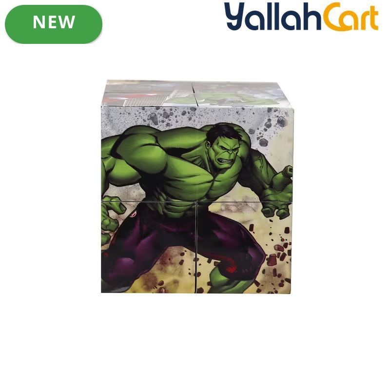 Marvel Infinity Cube – Hulk Edition | Transforming Fidget Puzzle Toy for Kids & Collectors