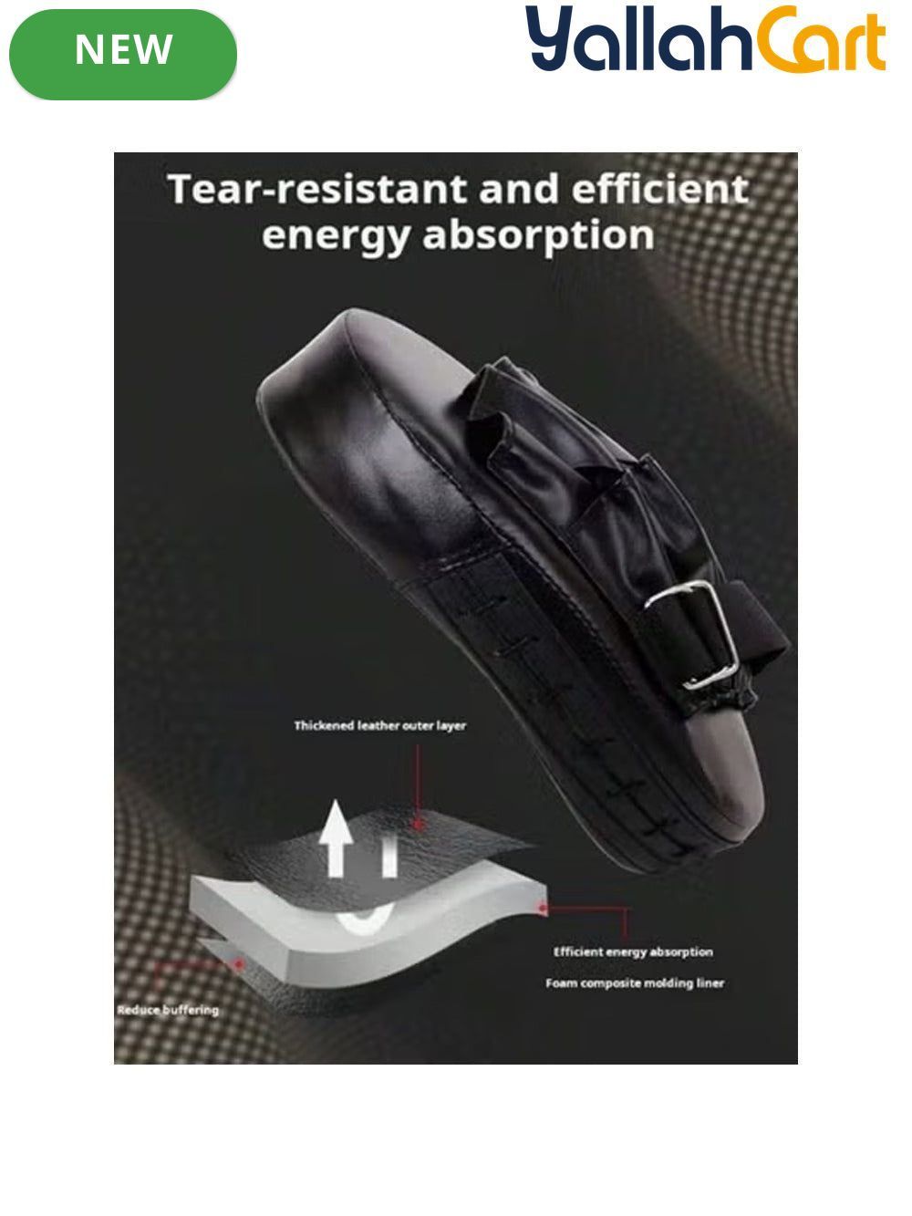 Arc-Shaped Kick Pad – Martial Arts Training Focus Pad for Boxing & Kickboxing