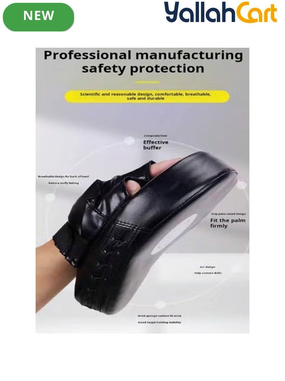 Arc-Shaped Kick Pad – Martial Arts Training Focus Pad for Boxing & Kickboxing