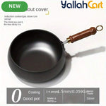Cast Iron Skillet with Lid – Multi-Functional Heavy-Duty Wok