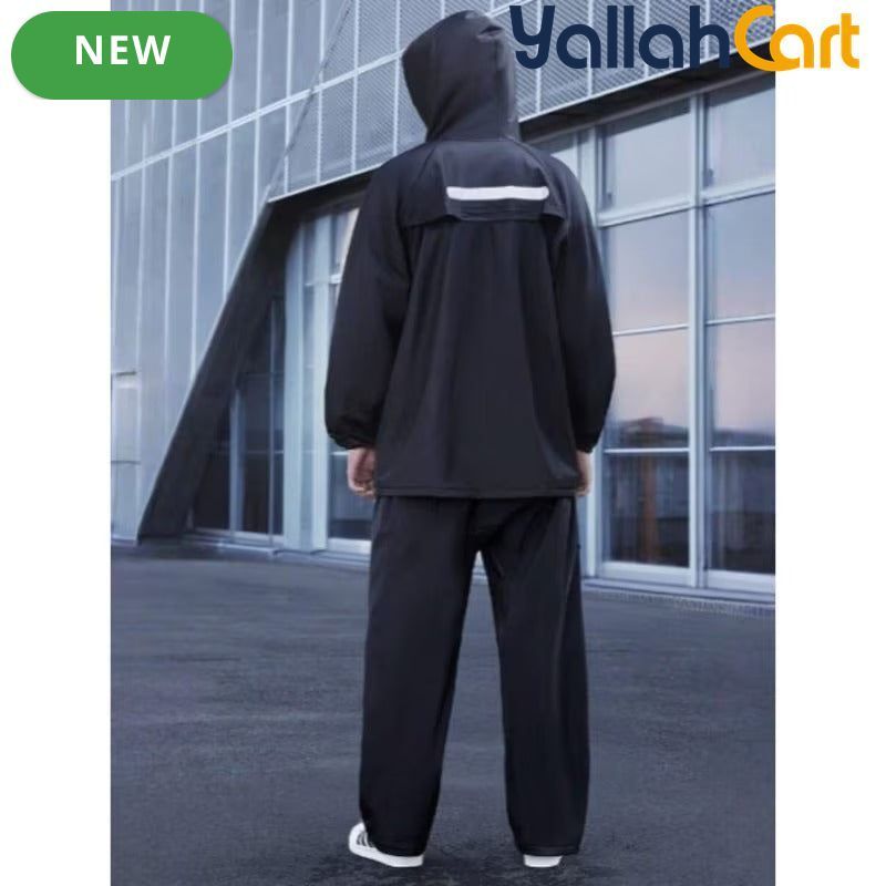 Unisex Full-Body Raincoat Suit – Waterproof Rain Gear for Riding & Outdoor Activities