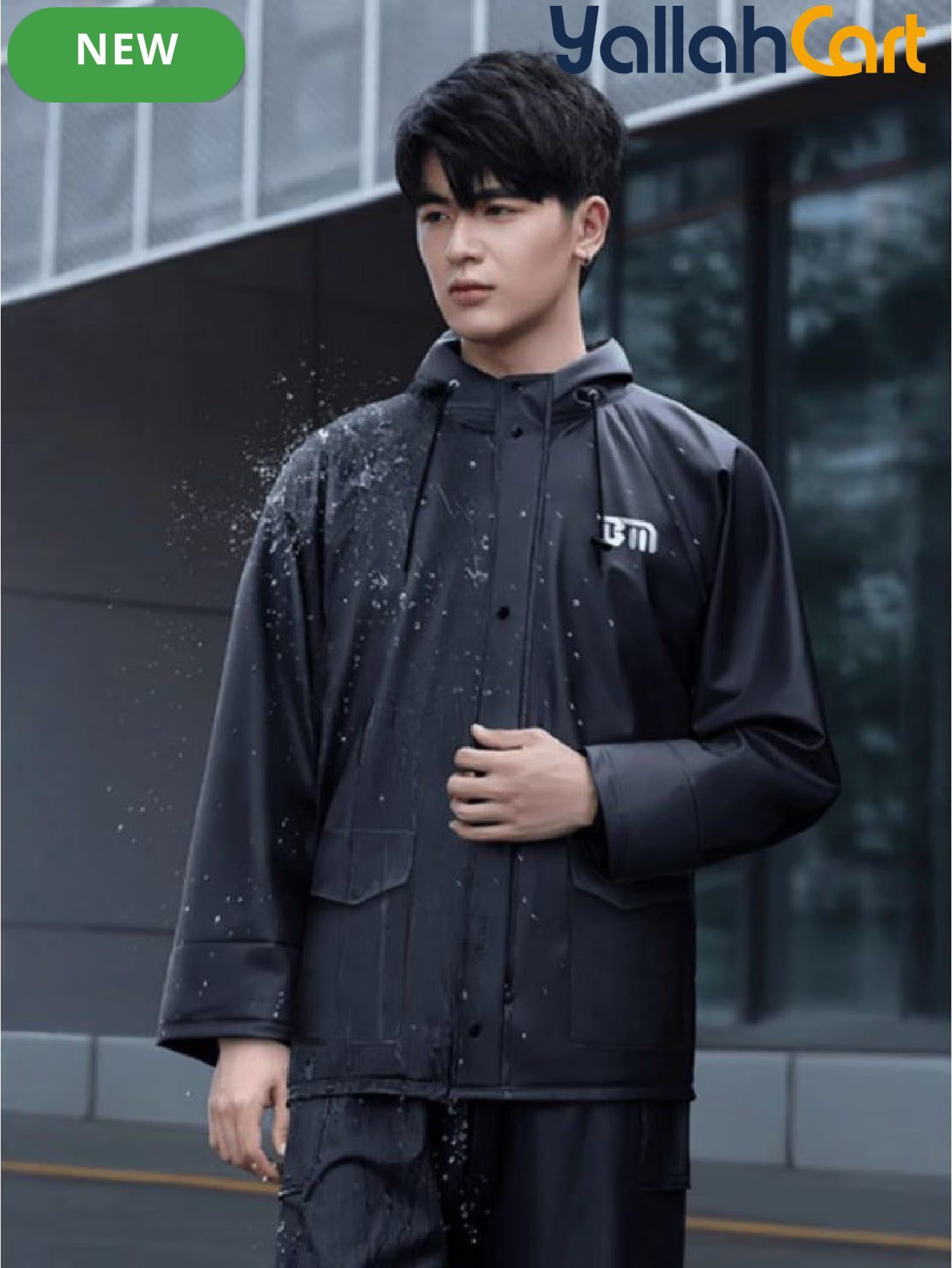 Unisex Full-Body Raincoat Suit – Waterproof Rain Gear for Riding & Outdoor Activities