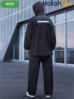Unisex Full-Body Raincoat Suit – Waterproof Rain Gear for Riding & Outdoor Activities