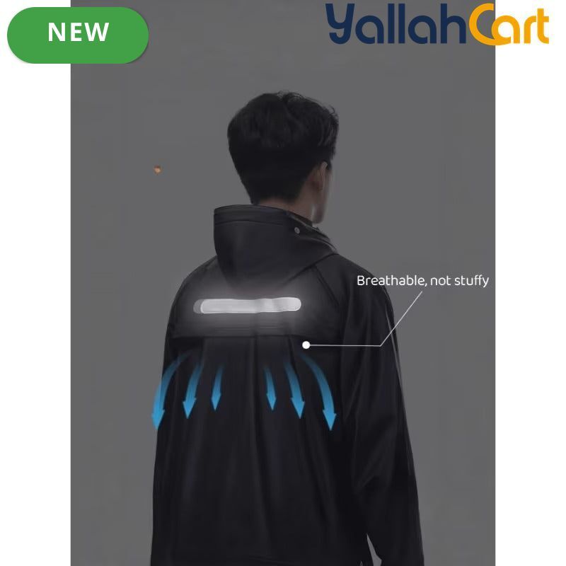 Unisex Full-Body Raincoat Suit – Waterproof Rain Gear for Riding & Outdoor Activities