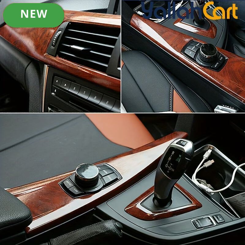 Premium Wood Grain Car Interior Vinyl Sticker