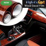 Premium Wood Grain Car Interior Vinyl Sticker