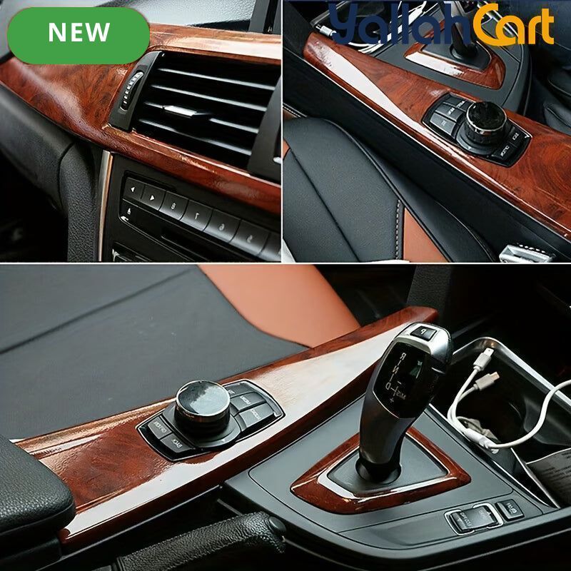 Premium Wood Grain Car Interior Vinyl Sticker