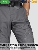Men’s 7-Pocket Work Pants – Rip-Resistant Tactical Outdoor Trousers