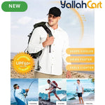 Men’s UPF 50+ Long-Sleeve Quick-Dry Shirt – Cooling Outdoor Fishing & Hiking Shirt
