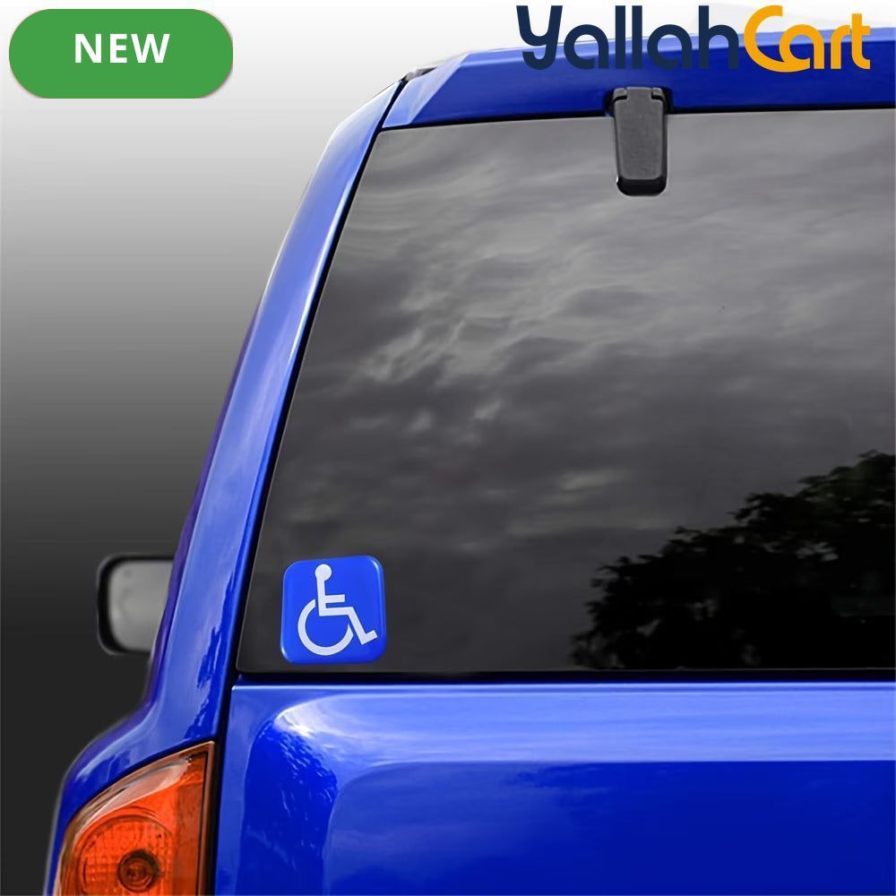 2-Piece Domed Handicap Gel Stickers