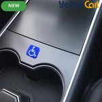 2-Piece Domed Handicap Gel Stickers