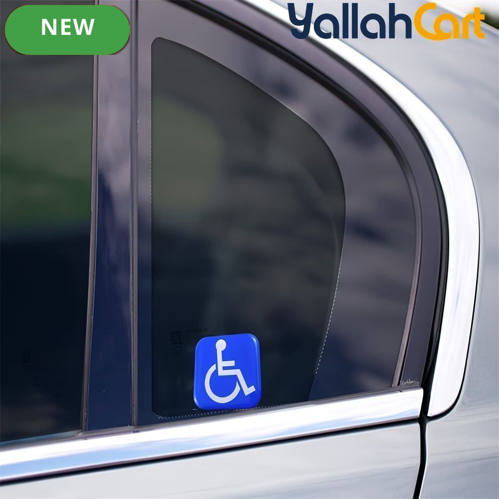 2-Piece Domed Handicap Gel Stickers