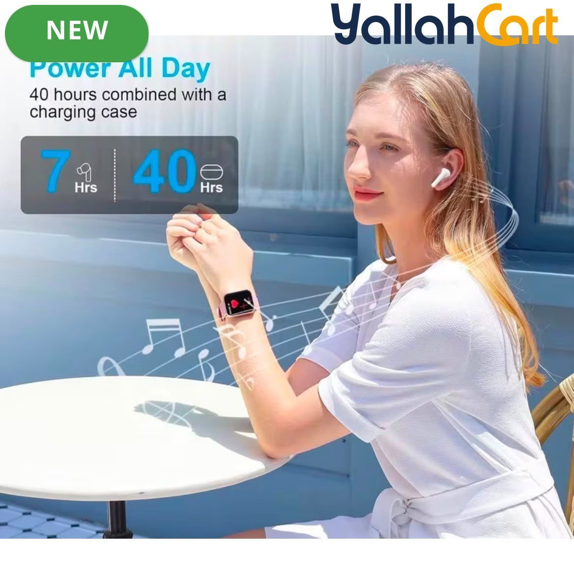 Wireless Bluetooth Earbuds for iPhone & Android – HiFi Sound