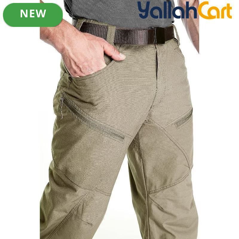 Men’s Lightweight Tactical Jogger Cargo Pants – Casual Outdoor Trousers