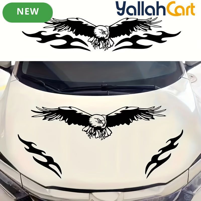 Flame Eagle Engine Hood Decal