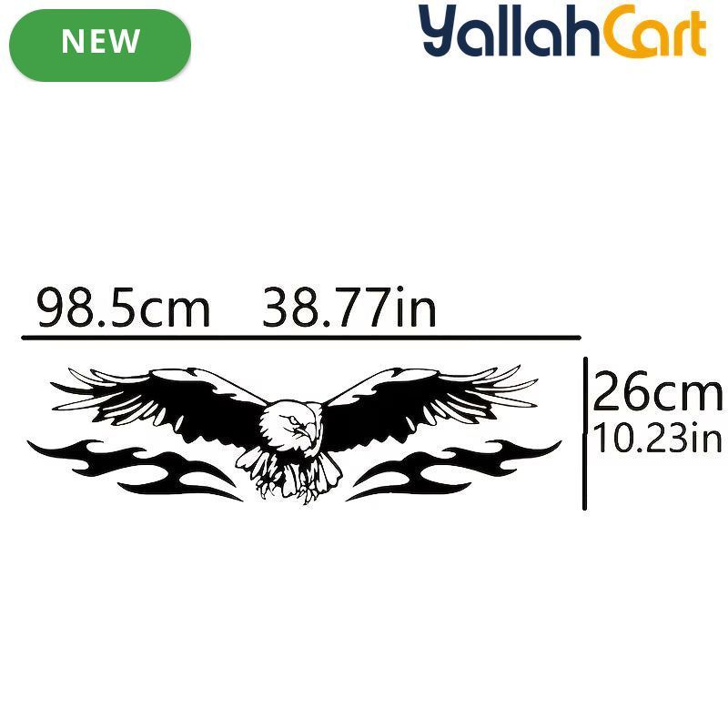 Flame Eagle Engine Hood Decal