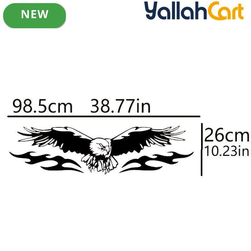 Flame Eagle Engine Hood Decal