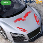 Flame Eagle Engine Hood Decal