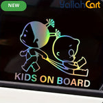 Colorful Baby On Board Car Safety Stickers