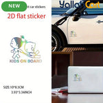 Colorful Baby On Board Car Safety Stickers