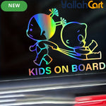 Colorful Baby On Board Car Safety Stickers