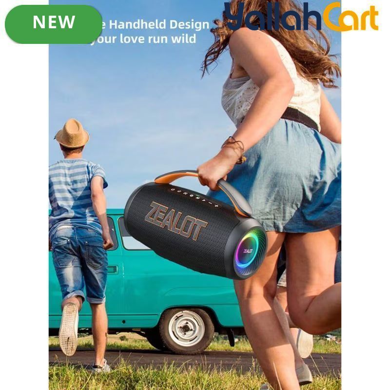 ZEALOT P12 60W Wireless Speaker with RGB Lighting