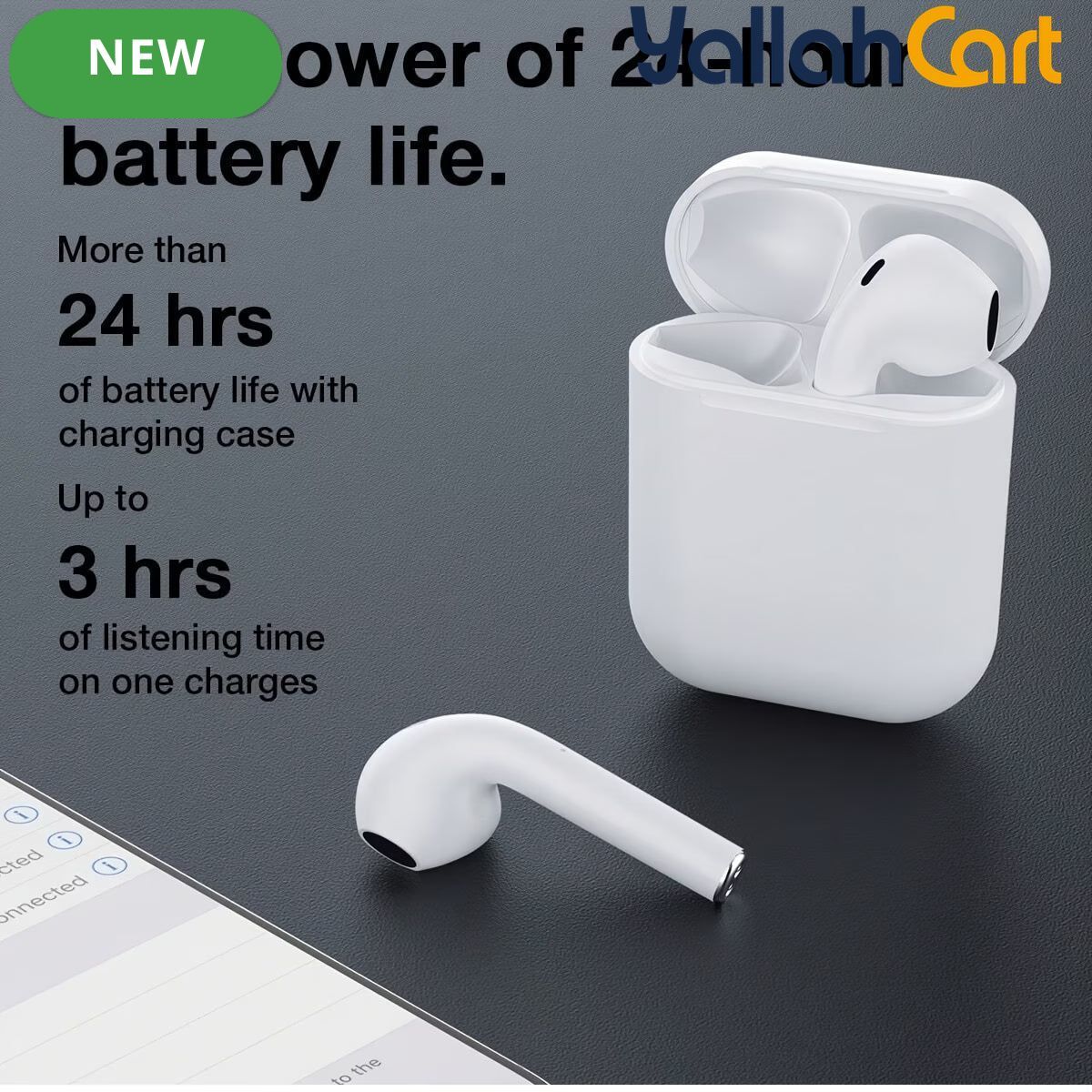 Wireless Earbuds – HiFi Stereo Sound, 13mm Driver & 24H Battery Life