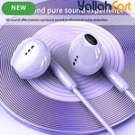 Wired Earbuds with Microphone – Heavy Bass & High-Quality Sound