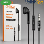 OKU-01 Universal Premium Mono Wired Headset with Microphone