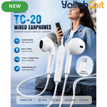 BlueSpectrum TC-20 Wired Earphones with Type-C Connector
