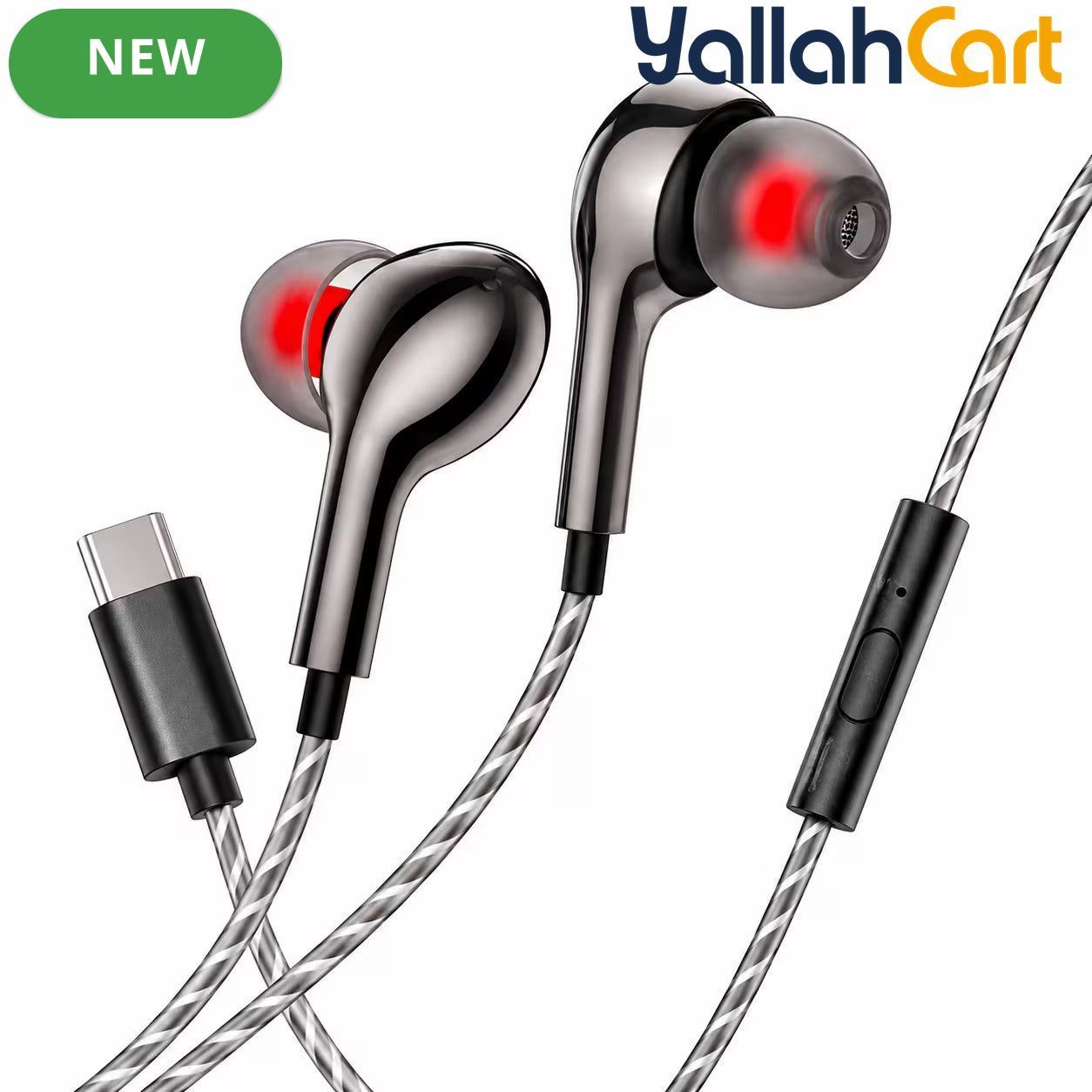 BlueSpectrum TC-23 Wired Earphones with Type-C Connector