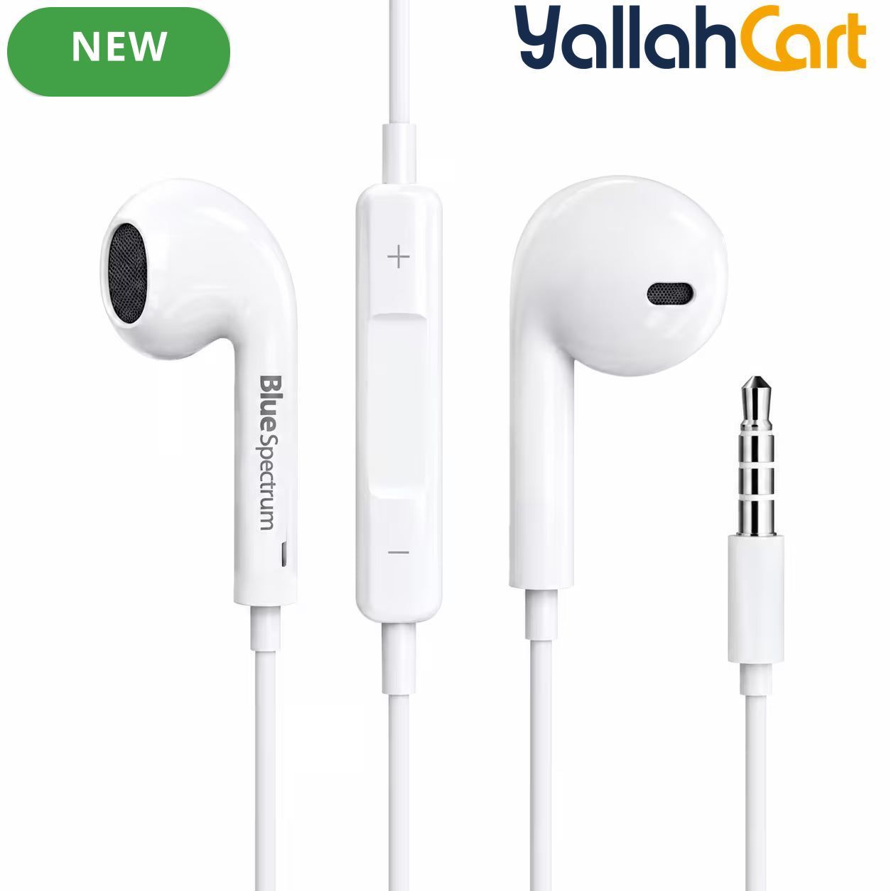 BlueSpectrum R-1 Wired Earphones with Built-in Microphone