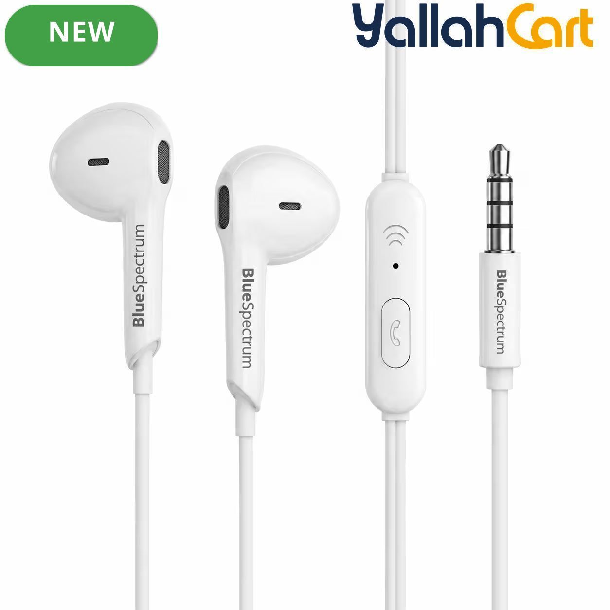 BlueSpectrum R12 Stereo Wired Earphones with Microphone