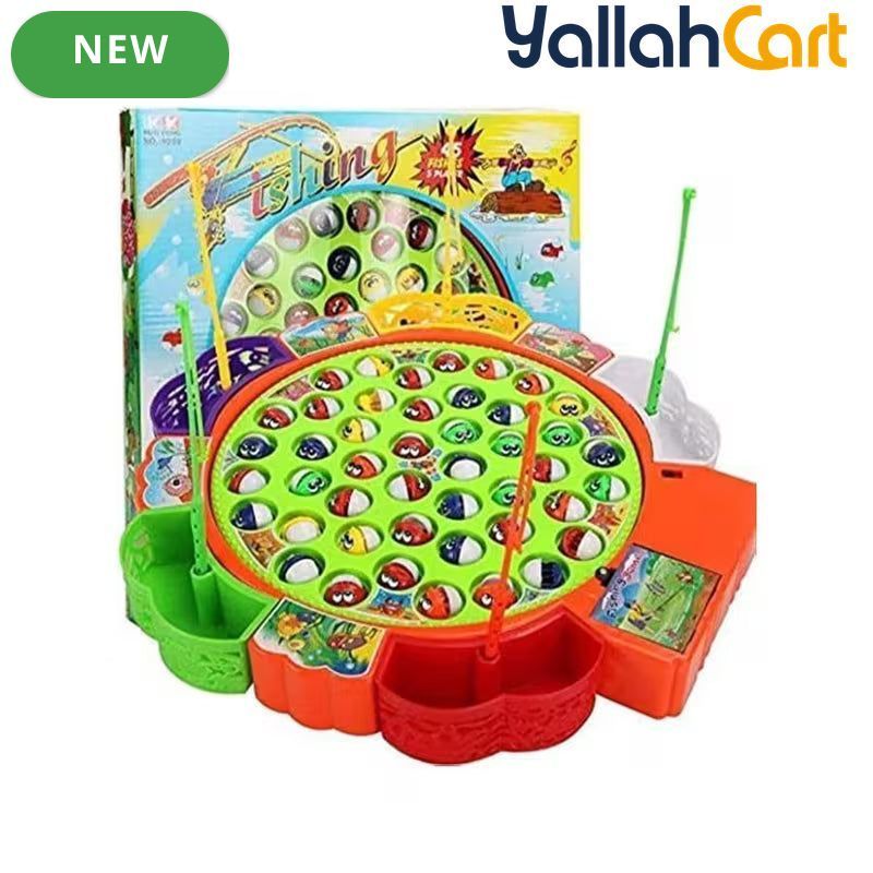 Electric Fishing Safe And Non-Toxic Fun To Play Game Toy For Kids Multicolor Easylife-03193