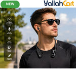K1 KL98 Wireless Neckband Headset – 48H Playtime, Black