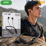 K1 Neckband Wireless Headset with In-Ear Earphones – 48H, Black