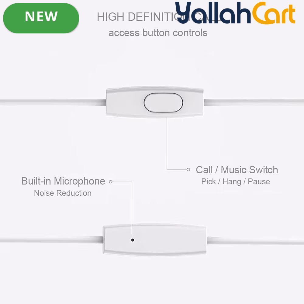 GFM-16 Metallic Wired Earphones – Hi-Fi Stereo Sound & Built-In Mic