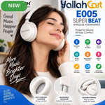 Super Beat Wireless Over-Ear Headphones – HD+ Stereo & Deep Bass