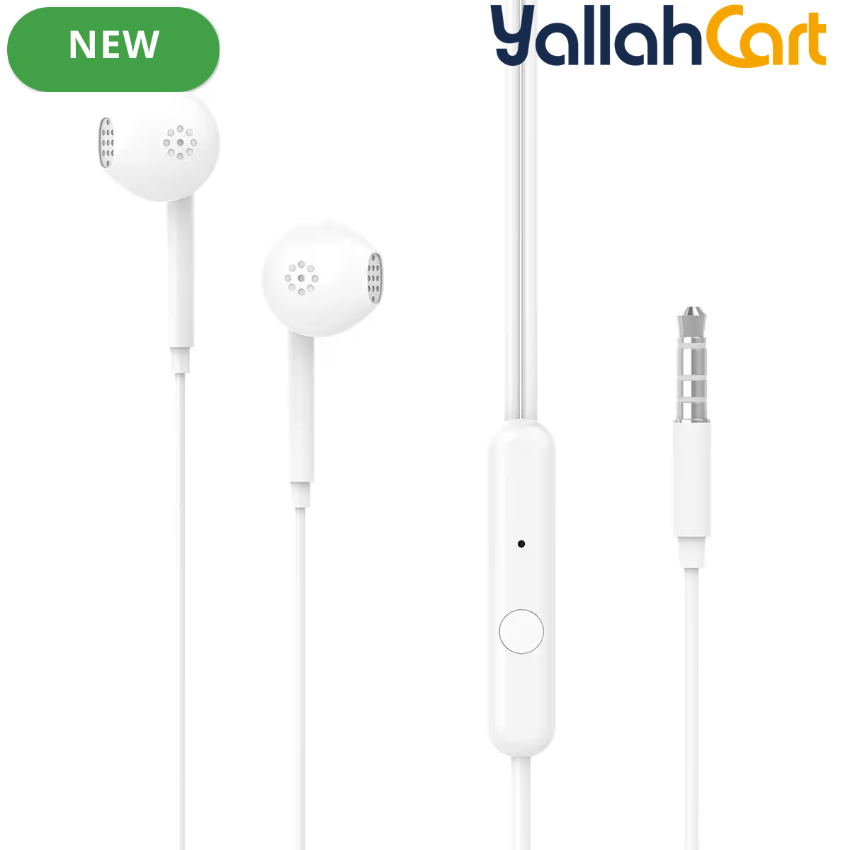 VIDVIE HS662 Half In-Ear Wired Earphones – 3.5mm with Microphone