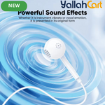 VIDVIE HS662 Half In-Ear Wired Earphones – 3.5mm with Microphone