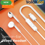 VIDVIE HS685T Type-C Wired Earphones – 14mm Driver & Built-In Mic