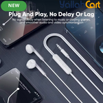 VIDVIE HS662 Half In-Ear Wired Earphones – 3.5mm with Microphone