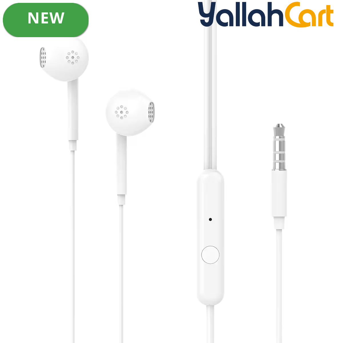 VIDVIE HS662 Half In-Ear Wired Earphones – 3.5mm with Microphone