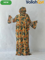 Plus Size Women’s Elegant Lace Robe Dress with Scarf Detail – Modest Long Dress