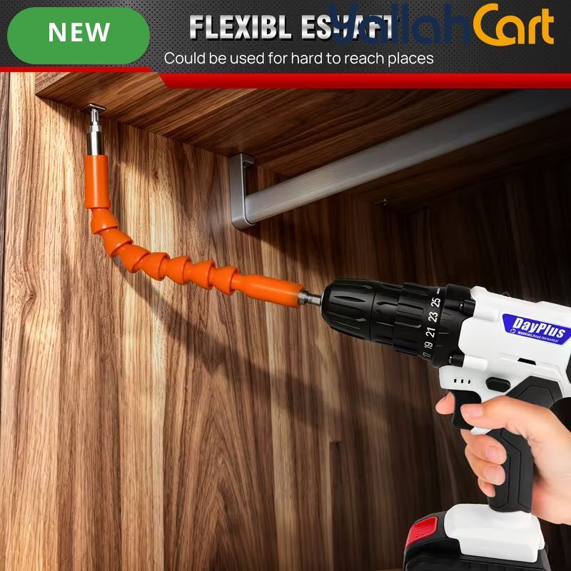 21V Electric Drill - Black/White, 1500mAh Lithium-Ion Impact Drill, 25+1 Torque Settings, 45MN Torque, 0-400/1400RPM Dual Speed, LED Light, 30pcs Drill Bit Set, Multifunctional Cordless Drill for Wood, Metal, Tile & Wall