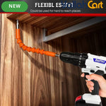 21V Electric Drill - Black/White, 1500mAh Lithium-Ion Impact Drill, 25+1 Torque Settings, 45MN Torque, 0-400/1400RPM Dual Speed, LED Light, 30pcs Drill Bit Set, Multifunctional Cordless Drill for Wood, Metal, Tile & Wall