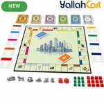 Classic Property Trading Board Game - Multicolor Family Strategy Game for 2–6 Players, Play Money, Dice, Cards & Tokens, Fun Game Night Activity for Ages 8+ to Adults