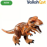 8pcs Dinosaur Building Block Assembly Toy - Multicolor Tyrannosaurus Rex Model, T-Rex & Triceratops Puzzle Assembly Toy, Jurassic Period Dinosaur Building Blocks, Educational Construction Toy for Kids