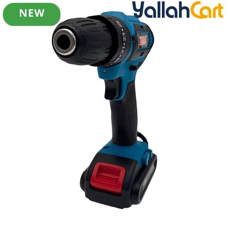 Bonai BN-HK62 Cordless Drill Driver - Black/Blue, 36VF 2.0Ah Li-Ion Battery, 40N·m Torque, 10mm Keyless Chuck, 2-Speed 0-350/0-1400 RPM, Variable Speed, LED Light, Compact Electric Screwdriver Kit