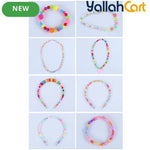 3 Boxes 24-Grid DIY Handmade Acrylic Beaded Weaving Toy - Multicolor Acrylic Beads, Educational Craft Kit for Kids, Creative Jewelry Making & Weaving Activity, Arts & Crafts Learning Toy